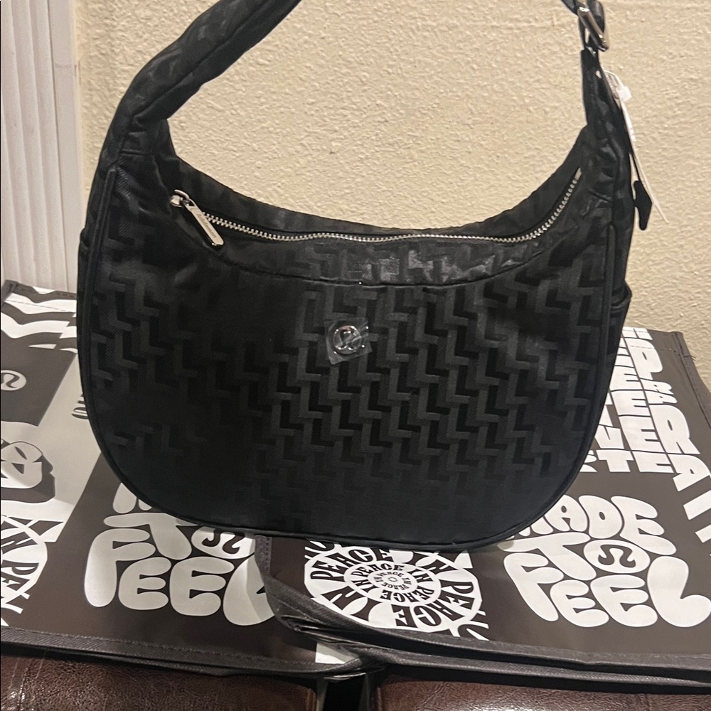 City essential shoulder bag 4L monogram jacquard - Picture 2 of 4